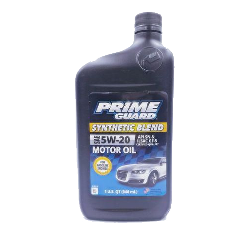 5w-20 Prime Guard Synthetic Blend Motor Oil 1L